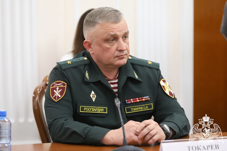 Губернатор Кубани встретился с новым начальником регионального управления Росгвардии Сергеем Токаревым