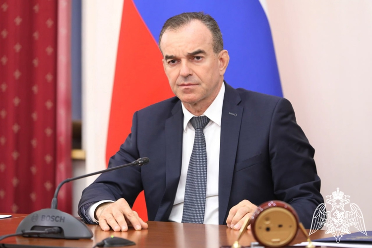 Губернатор Кубани встретился с новым начальником регионального управления Росгвардии Сергеем Токаревым
